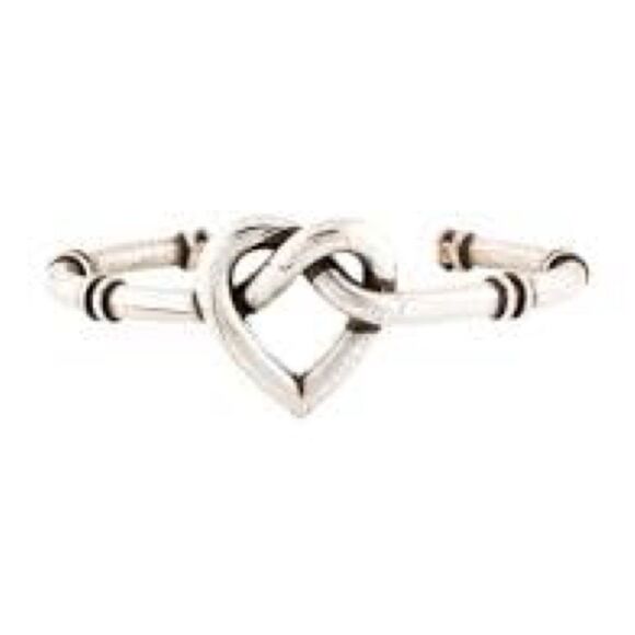 Brand new Saint Laurent Silver Heart Knot Bracelet comes with box - Picture 1 of 5